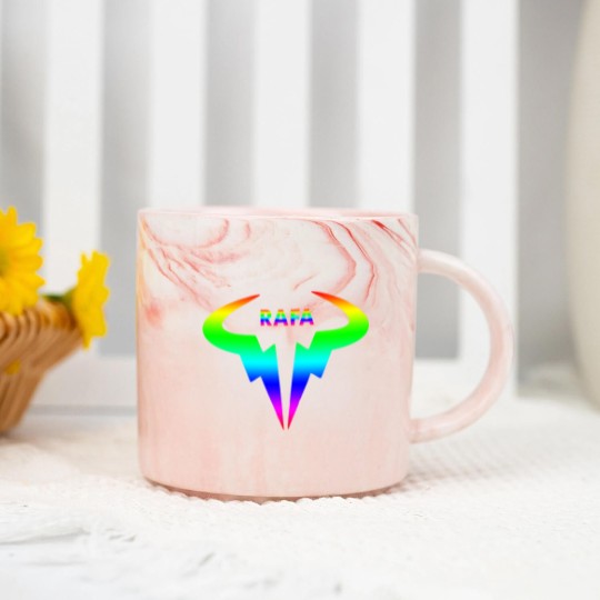 Discover rafael nadal logo Marble Mugs