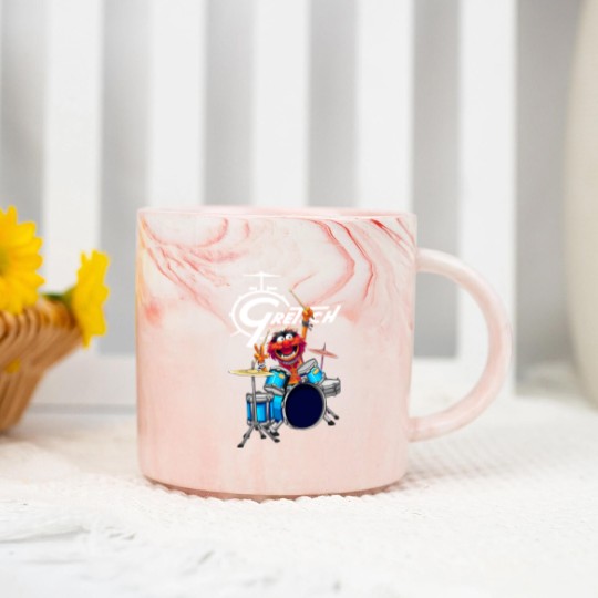 Discover The Muppet Show Animal Playing Gretsch Drums Marble Mugs