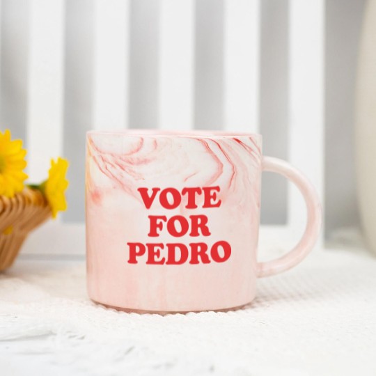 Discover Vote for Pedro Marble Mugs - Napoleon Dynamite Cult Classic Marble Mugs for Fans