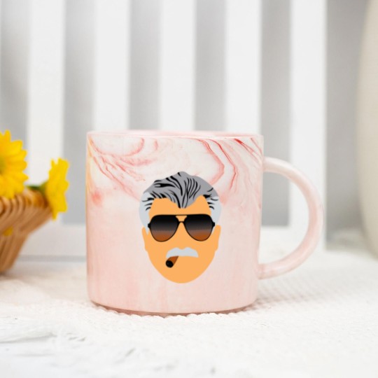 Discover MIKE DITKA FACE CHICAGO Marble Mugs