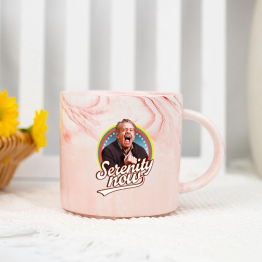 Discover Serenity Later Serenity Now Marble Mugs