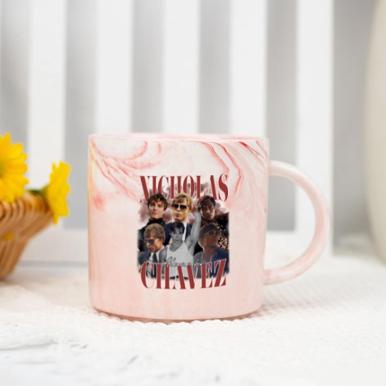 Discover Nicholas Chavez Marble Mugs, Nicholas Alexander Chavez Retro Marble Mugs