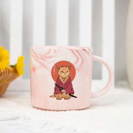 Discover Neko Battousai Marble Mugs