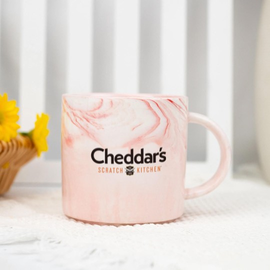 Discover Cheddar's Scratch Kitchen Onesies Marble Mugs