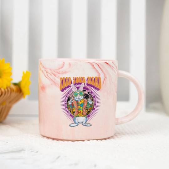 Discover WHITE RABBIT BY GRACE SLICK Marble Mugs