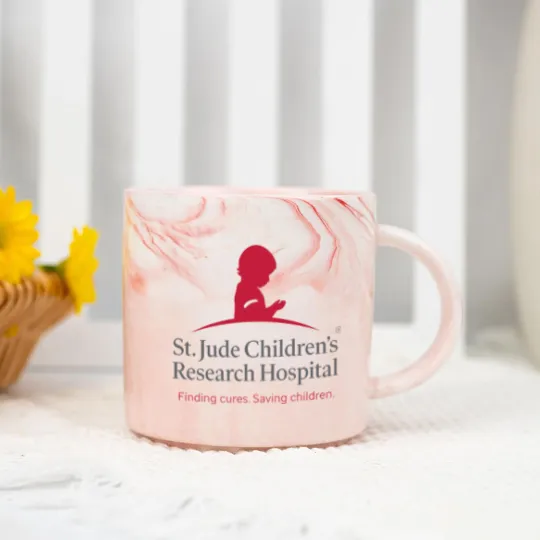 Discover St Jude-Logo Marble Mugs