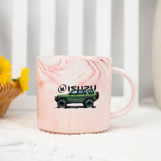 Discover 2nd Gen Isuzu Trooper - Green Marble Mugs