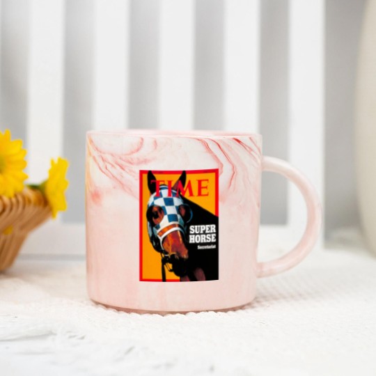 Discover Secretariat Time Magazine Cover 1973 Marble Mugs