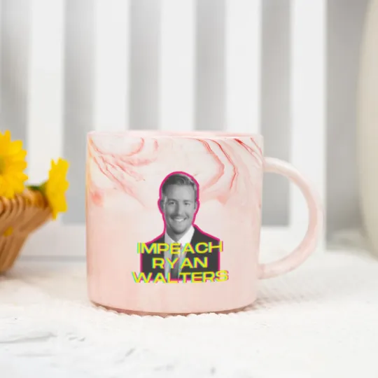 Discover Impeach Ryan Walters Marble Mugs