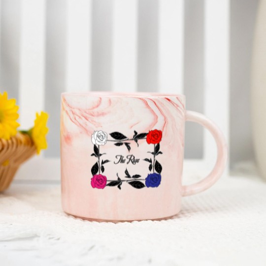 Discover The Rose Kpop Band Marble Mugs
