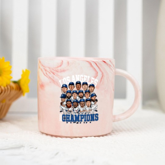 Discover Los Angeles Los Angeles champions 2020 forDodgers fans Marble Mugs