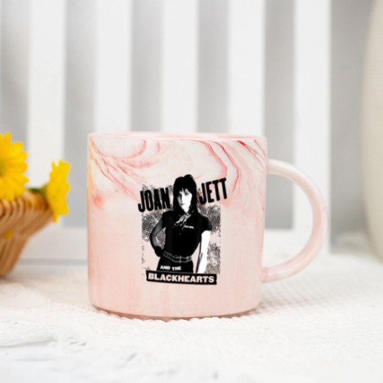 Discover Joan Jett and the Blackhearts - Bad Girl Marble Mugs