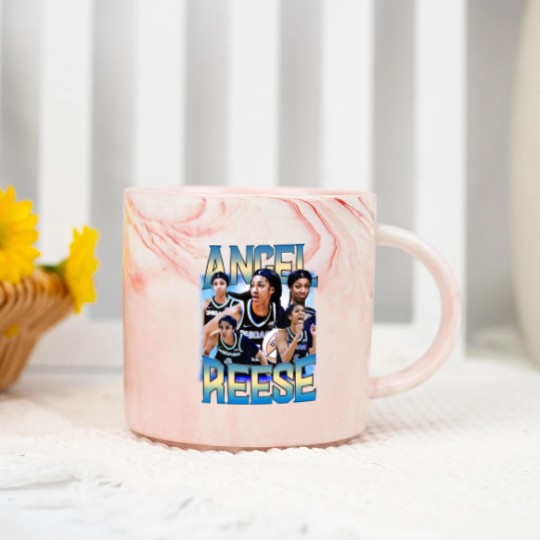 Discover Angel Reese Marble Mugs, Angel Reese Merch Gift
