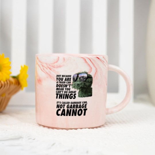 Discover Garbage Can Marble Mugs