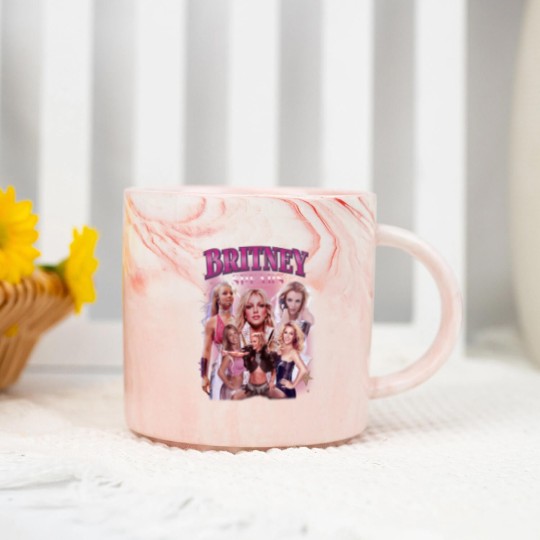 Discover Britney Spears bubblegum Unisex Marble Mugs, Britney Spears Merch