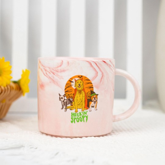 Discover heckin' spoopy Marble Mugs