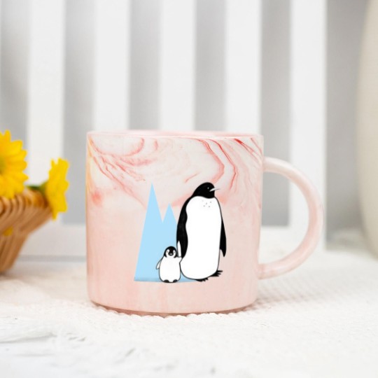 Discover Penguins - Penguins - Marble Mugs