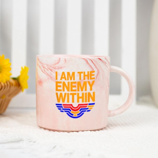Discover I Am The Enemy Within Marble Mugs Marble Mugs