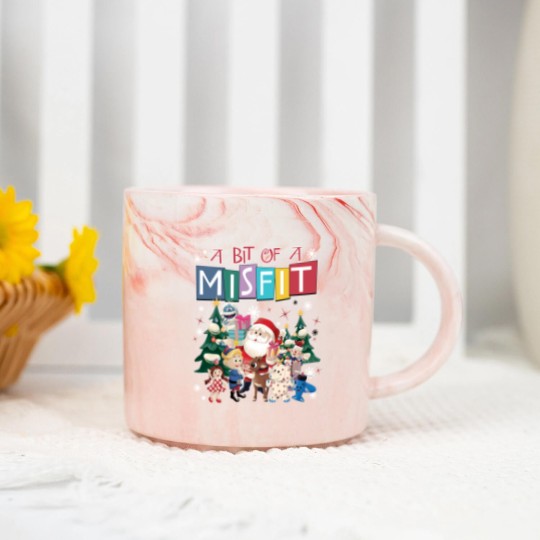 Discover Misfit Toys Christmas Marble Mugs | A Bit Of A Misfit Marble Mugs