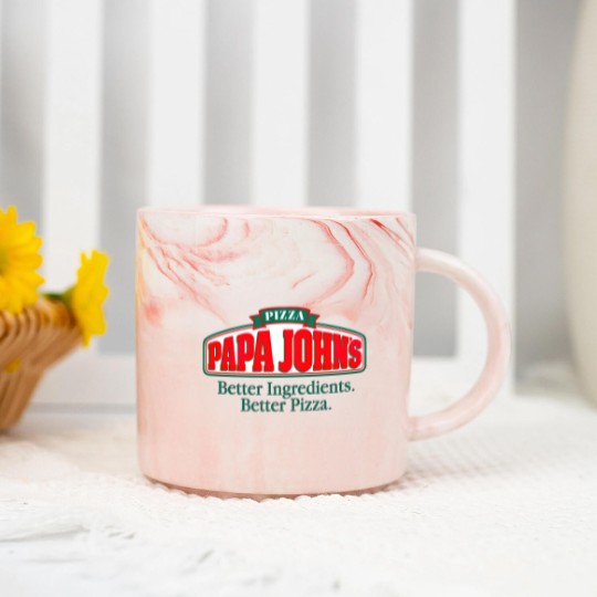 Discover PAPA JOHNS Marble Mugs