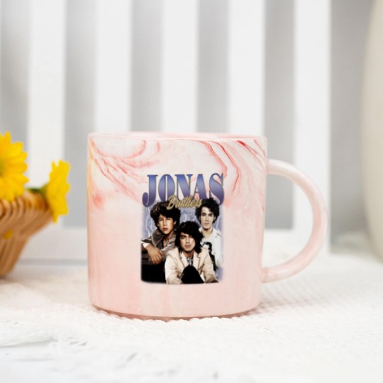Discover Jonas Brothers 90s Vintage Marble Mugs, Jonas Brothers Bootleg Marble Mugs, Jonas Brothers Marble Mugs
