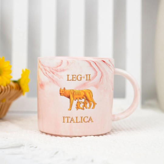 Discover 2nd Roman Legion II Italica Marble Mugs