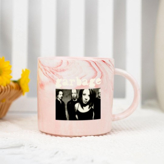 Discover Garbage Band Concert Tour Unisex Cotton Marble Mugs Unisex Marble Mugs Band Marble Mugs