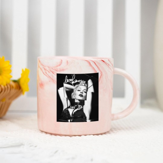 Discover Madonna Signature Marble Mugs Short Sleeve Cotton Black Men All Size S to 5XL