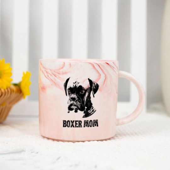 Discover Boxer Dog Mom - Boxer Mom - Boxer Dog - Marble Mugs