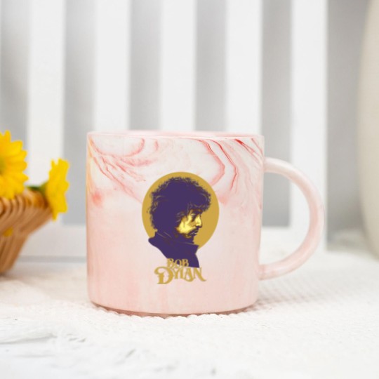 Discover Bob Dylan Retro Marble Mugs, Bob Dylan Marble Mugs, Vintage Bob Dylan