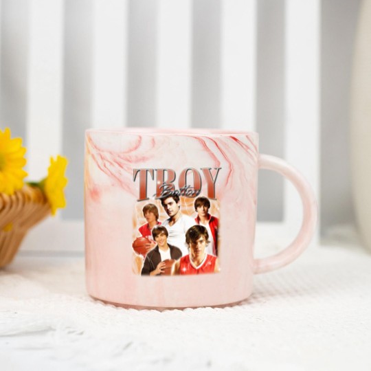 Discover Troy Bolton 90's Marble Mugs, Troy Bolton Bootleg Tees, Troy Bolton Fans Gifts
