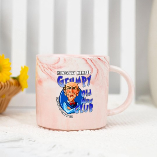 Discover Je.ff Dunham Memes Gru.mpy Old Man Club Marble Mugs