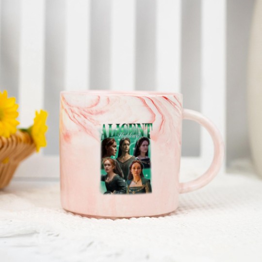 Discover House of the Dragon Marble Mugs, Retro Alicent Hightower Marble Mugs, Vintage 90s Bootleg