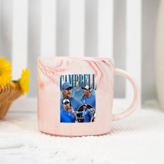 Discover Vintage Dan Campbell Marble Mugs, Marble Mugs, Marble Mugs, Football Marble Mugs