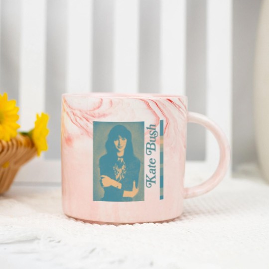 Discover Kate Bush / Retro Style FanArt - Kate Bush - Marble Mugs