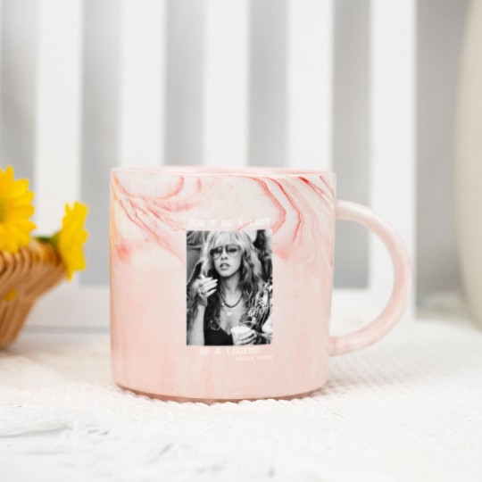 Discover Don't Be A Lady Be A Legend Marble Mugs, Vintage Stevie Nicks Marble Mugs