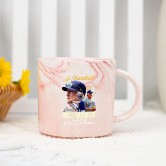 Discover Bob Uecker Mr. Baseball 1934-2025 Thank You - Bob Uecker Mr Baseball 1934 2025 - Marble Mugs