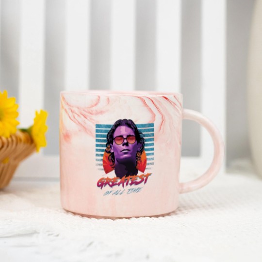 Discover Rafael Nadal GOAT - Rafael Nadal - Marble Mugs