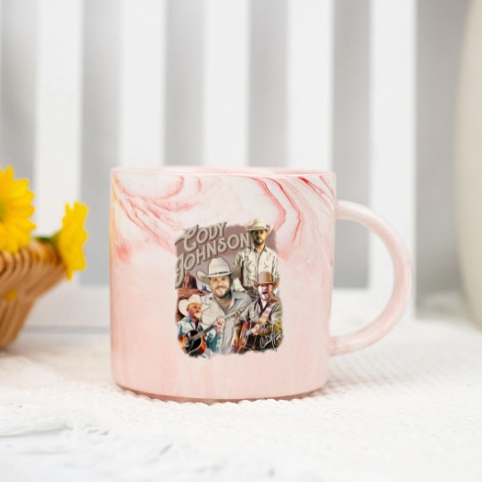 Discover Vintage Cody Johnsonn Marble Mugs, The Leather Tour 2024 Marble Mugs