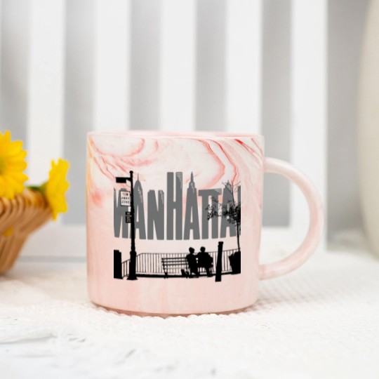 Discover Manhattan - Manhattan - Marble Mugs