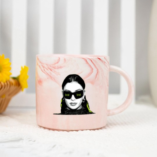 Discover BRAT CHARLI XCX Album Marble Mugs