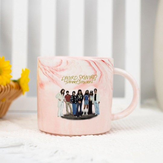 Discover Lynyrd Skynyrd Marble Mugs, Street Survivors Gary Rossington Collins Marble Mugs