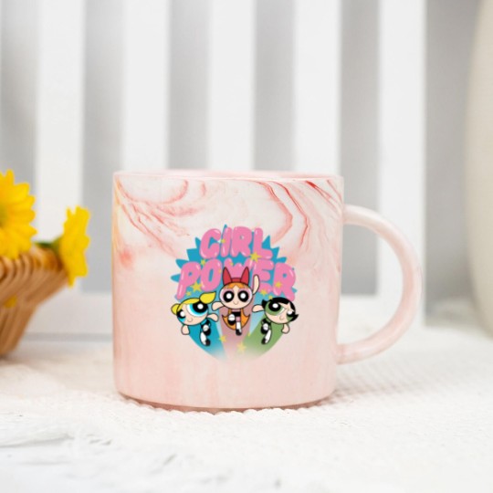 Discover Powerpuff Girls Marble Mugs, Girl Power Marble Mugs