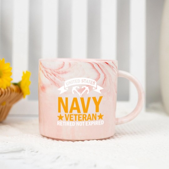 Discover United States Navy Veteran Marble Mugs, Navy Veteran Marble Mugs, US Navy Veteran Marble Mugs