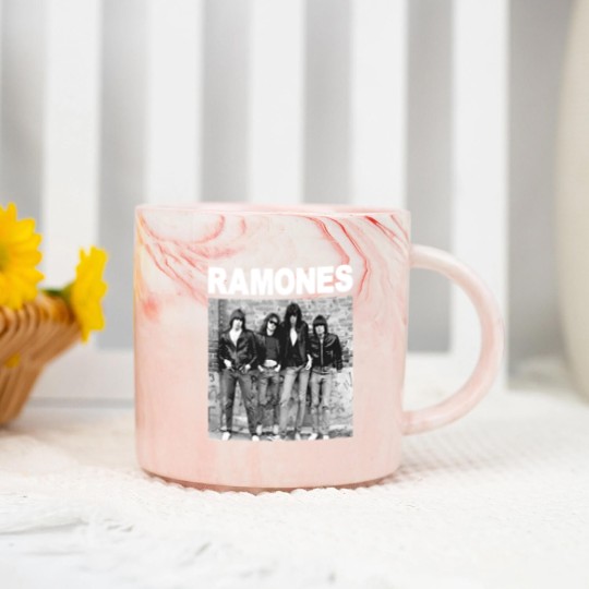 Discover The Ramones Album Cover Punk Rock Marble Mugs Marble Mugs Mens Unisex