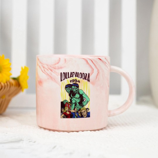Discover Vintage 1994 Lollapalooza Tour Marble Mugs