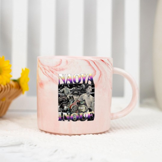 Discover Naoya Inoue, Boxing Marble Mugs, Classic 90s Graphic Marble Mugs, Unisex, Naoya Inoue Vintage Bootleg