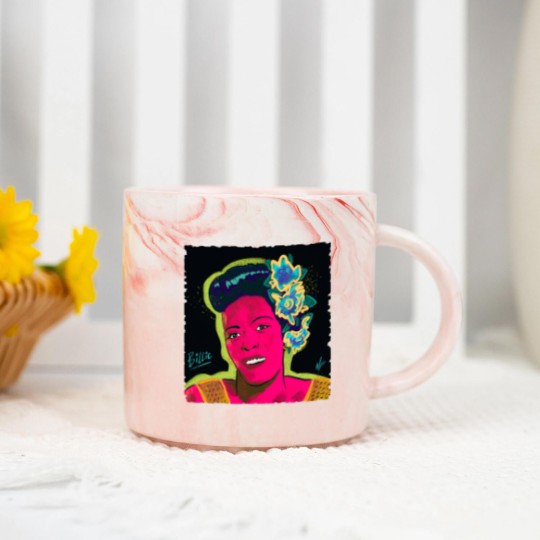 Discover Billie - Billie Holiday - Marble Mugs