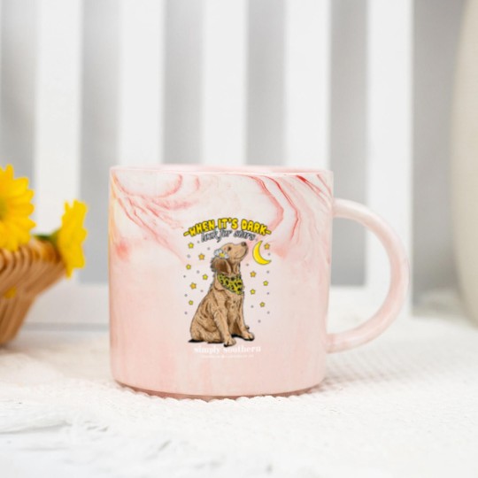 Discover Simply Southern When It s Dark Look for The Stars Marble Mugs