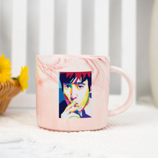 Discover J Lennon in pop art - J Lennon - Marble Mugs